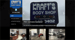 Desktop Screenshot of krafts-body-shop.com